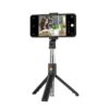Selfie Stick Integrated Tripod - Black