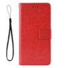Infinix Hot 8 Case Leather Wallet Phone Case - Red Shopwice Infinix Hot 8 Case Leather Wallet Phone Case - Red