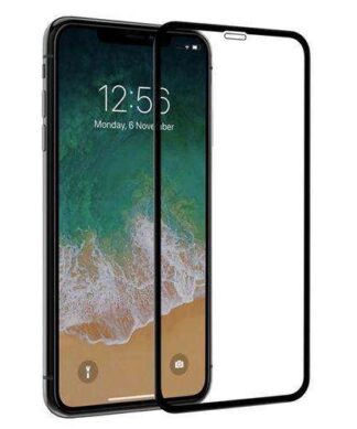 Apple iPhone X / iPhone XS / iPhone 11 Pro Tempered 5D Glass Screen Protector - Black