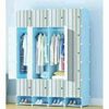 20 Cube Wardrobe With Shoe Rack -Blue Shopwice 20 Cube Wardrobe With Shoe Rack -Blue