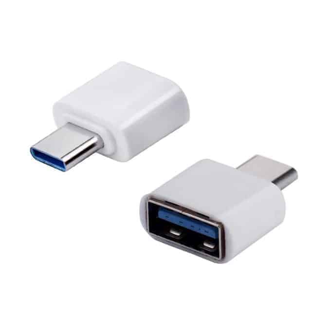 OTG Type C to USB - White Shopwice OTG Type C to USB - White