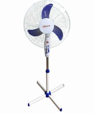 2 in a Box x Delron DSF40 16inches Standing Fan - White/Blue