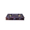 ICONA Unbreakable High Quality Glass TableTop - 3 Burner - Red/Black Shopwice ICONA Unbreakable High Quality Glass TableTop - 3 Burner - Red/Black