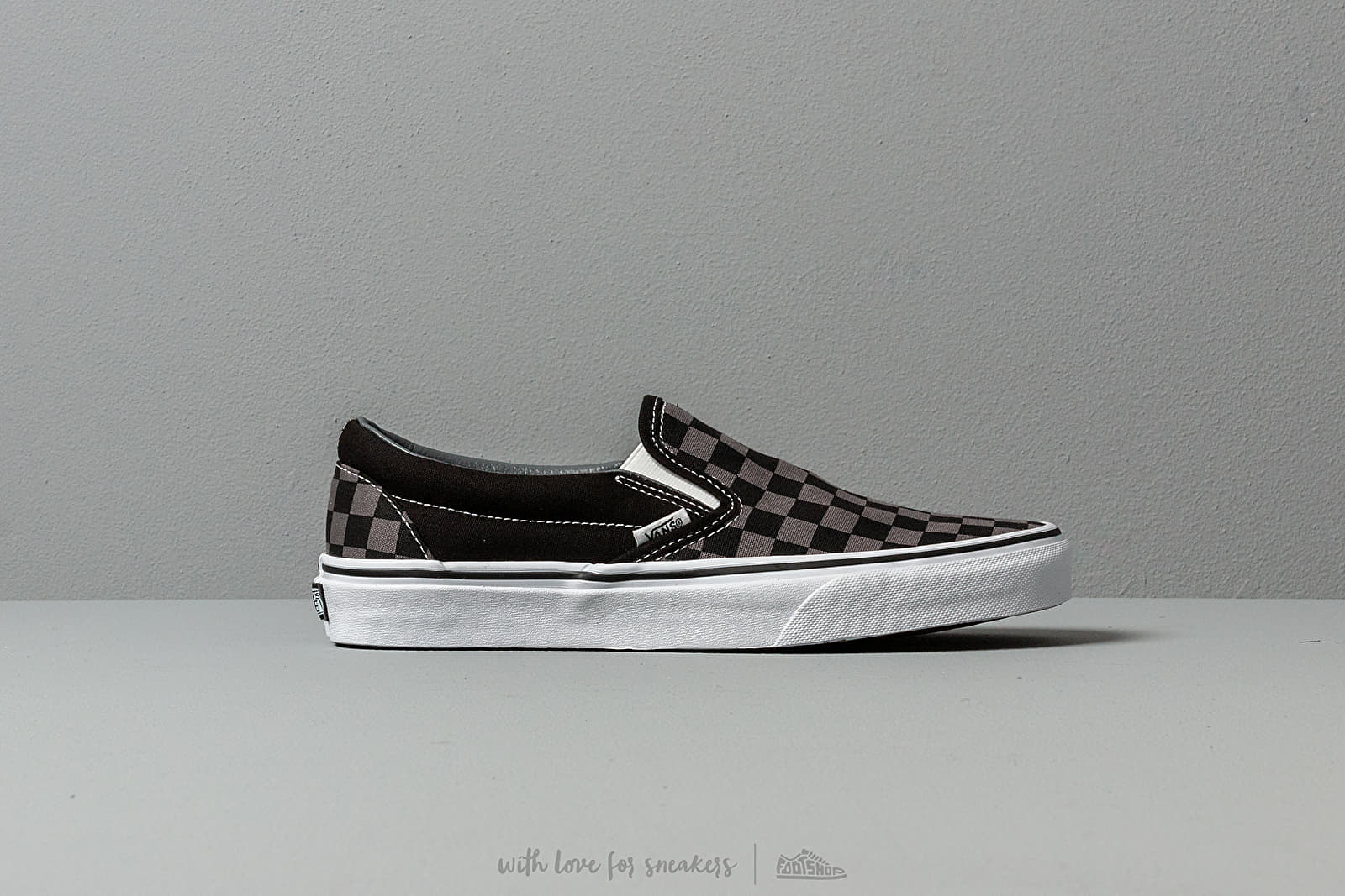 Vans Classic Slip-On Black Checkerboard Shopwice Vans Classic Slip-On Black Checkerboard