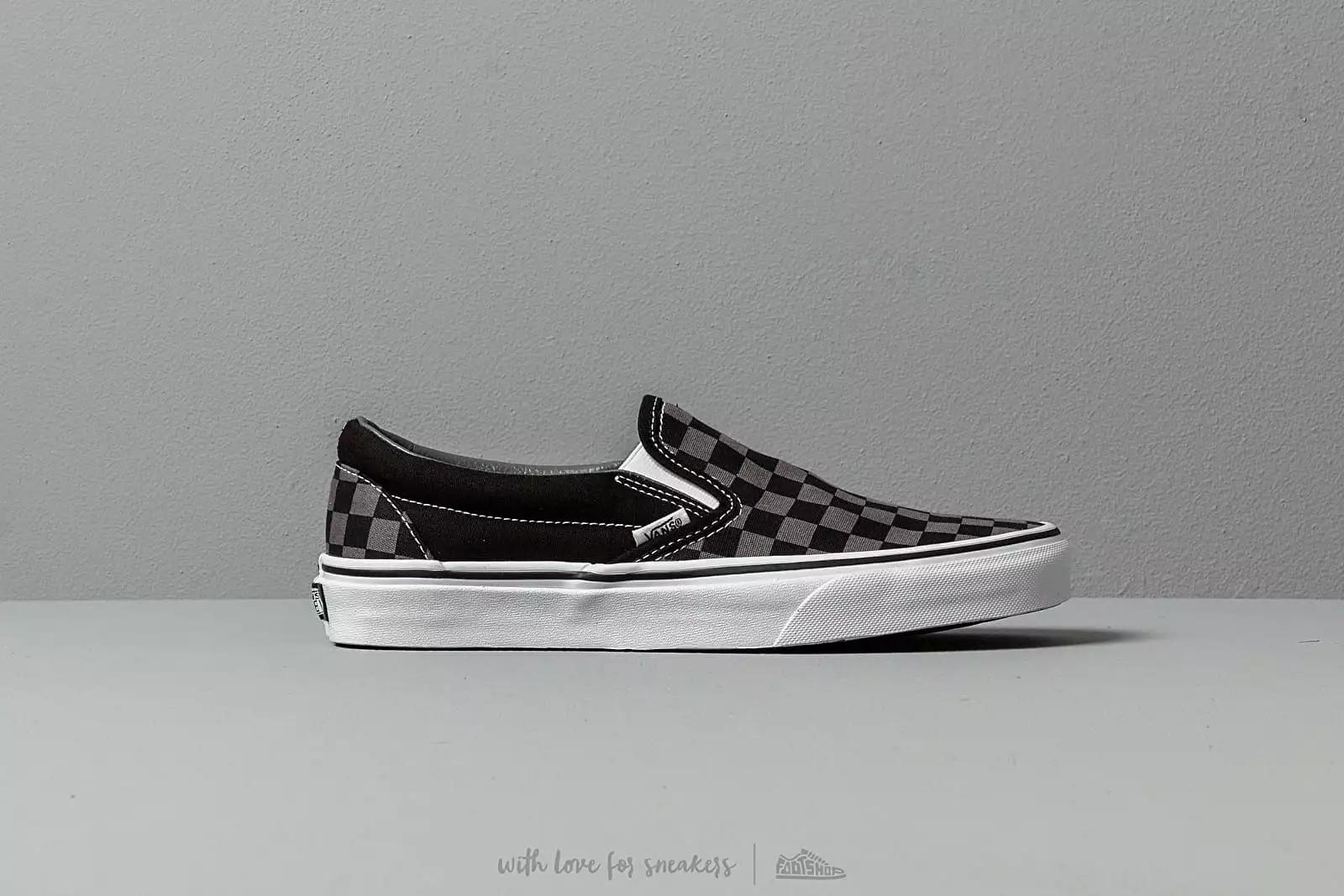 Vans Classic Slip-On Black Checkerboard Shopwice Vans Classic Slip-On Black Checkerboard