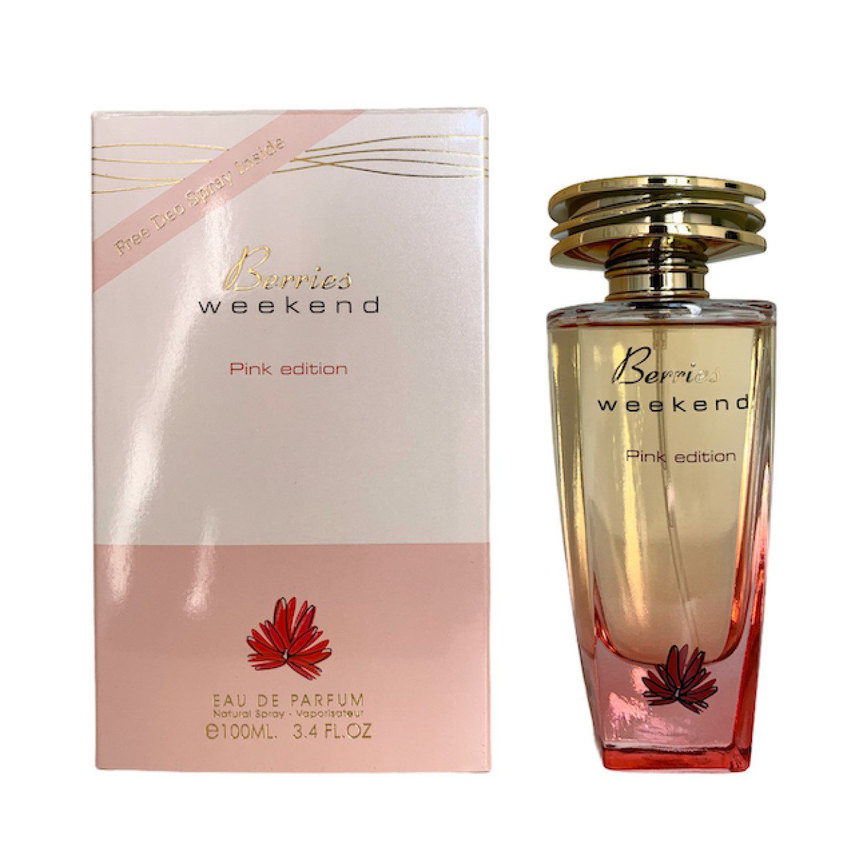 Fragrance World Berries Weekend Pink Edition Eau de Parfum for Women 100ml