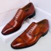 Frank Perry Semi Brogue Oxford Shoe