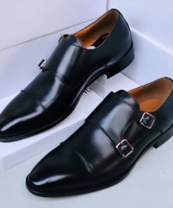 Frank Perry Double Monk Strap shoe