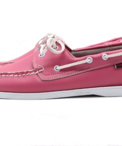 Cowhide Two-Tone Bubblegum Pink Boat Shoe Shopwice Men's Two Tone Bubblegum Pink Boat Shoe