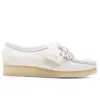 Wallabees White Leather Shoe