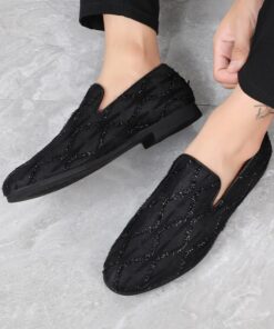 Bright Line Round Toe Slip-on Loafers CP327 Shopwice Bright Line Round Toe Slip-on Loafers CP327