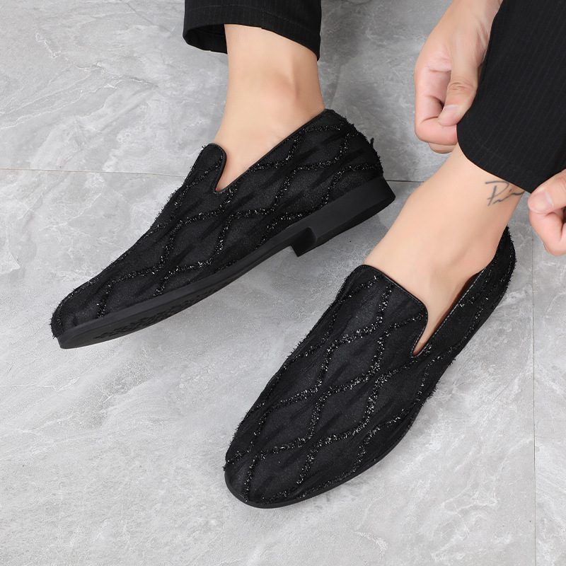 Bright Line Round Toe Slip-on Loafers CP327 Shopwice Bright Line Round Toe Slip-on Loafers CP327