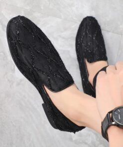Bright Line Round Toe Slip-on Loafers CP327 Shopwice Bright Line Round Toe Slip-on Loafers CP327
