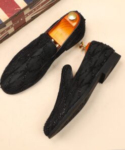 Bright Line Round Toe Slip-on Loafers CP327