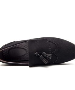 Fringe Brogue Faux Suede Kiltie Tassel Loafers CP020 Shopwice Fringe Brogue Faux Suede Kiltie Tassel Loafers CP020