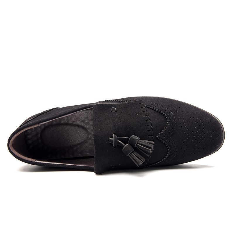 Fringe Brogue Faux Suede Kiltie Tassel Loafers CP020 Shopwice Fringe Brogue Faux Suede Kiltie Tassel Loafers CP020 - Image 6