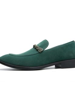 Retro Brown Braided Twist Faux Suede Loafers CP031 Shopwice Retro Brown Braided Twist Faux Suede Loafers CP031