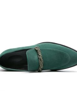 Retro Brown Braided Twist Faux Suede Loafers CP031 Shopwice Retro Brown Braided Twist Faux Suede Loafers CP031