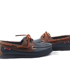 Handmade Leather Mocassin Docksides Boat Shoe