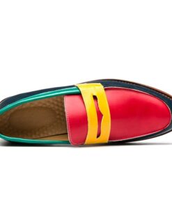 Four Saddle Mask Penny Loafer CP012
