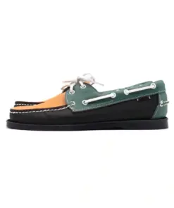 Three Tone Pale Green Quarter Deck Shoe