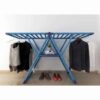 Foldable Cloth Drying Rack - Blue Shopwice Foldable Cloth Drying Rack - Blue