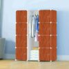 12 Cubes Wardrobe - Brown Wood
