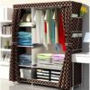 Portable Wardrobe - 6 Shelves - (Colour May Vary)