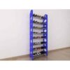 Lindy 8 Tier Shoe Rack - Blue Shopwice Lindy 8 Tier Shoe Rack - Blue