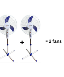 2 x Delron DSF-40 Standing Fan