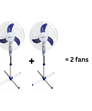 2 x Delron DSF-40 Standing Fan