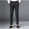 St. Philips Black Material Trouser