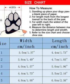 4pcs Small Pts Anti-slip Rain Puppy Booties