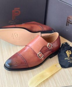 Frank Perry Double Monk Strap shoe