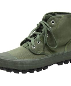 Tactical Lace up Army Green Canvas Boot
