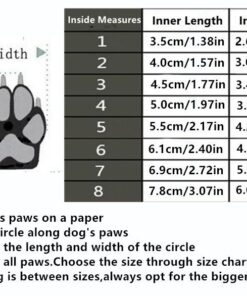 Cute Zipper Black and Red Pet Paw Boots