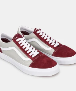 Vans Old Skool Canvas Grey/Wine Shopwice Vans Old Skool Canvas Grey/Wine
