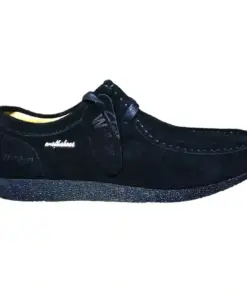 Wallabees Black Suede Shoe
