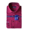 Checkered Burgundy Ralph Lauren Sleeve Shirt