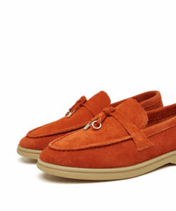 Smile Circle Cow Suede Tassel Flats 6