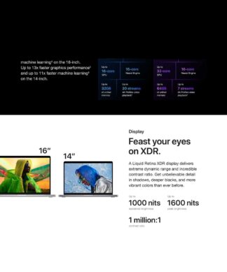Apple MacBook Pro 16 inch with M1 Pro 10 core and CPU 16 core GPU, 16GB RAM, 1TB SSD Shopwice Apple MacBook Pro 16 inch with M1 Pro, 10‑core and CPU 16‑core GPU, 16GB RAM, 1TB SSD