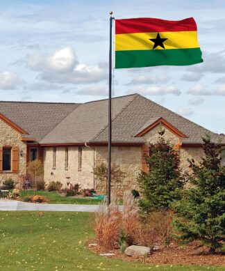 Ghana Flag 5 By 3 Feet Dimension