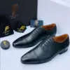 Frank Perry Black Cap Toe Oxford Shoe