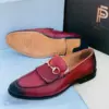 Frank Perry Burgundy Horsbit Kiltie Loafer