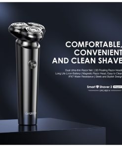 oraimo SmartShaver 2 Magnet Dual Ultra-thin Razor Net 3D Floating Magnetic Heads IPX7 Water Resistance Magnet Comfortable Rotary Electric Shaver