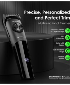 oraimo SmartTrimmer 2 Precision 20 Length Settings Dial LCD Display IPX7 Waterproof Multi-functional Usage Trimmer