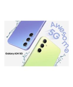 Samsung Galaxy A34 128GB 6GB RAM 5G 6.6'' 48MP8MP Camera 5000 mAh