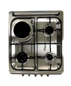 VIZIO 3 Burners+1 Electric Hotplate Gas Oven With Grill VIZ T-5312GS Shopwice VIZIO 3 Burners+1 Electric Hotplate Gas Oven With Grill VIZ T-5312GS