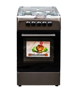 Vizio 4 Burner Gas Cooker With Oven & Grill (T-5402 G5) - Arsenic Grey