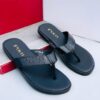 All Black Polo Slippers